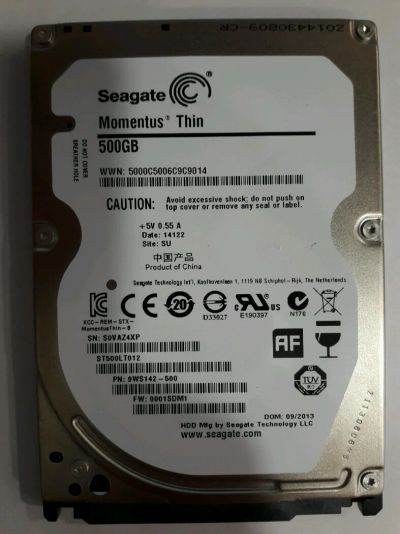Лот: 8504731. Фото: 1. Жесткий Диск Seagate ST500LT012... Жёсткие диски (HDD)