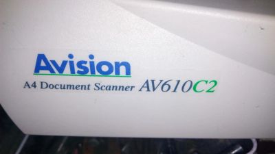 Лот: 10595893. Фото: 1. протяжный сканер avision av610c2. Сканеры