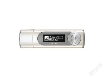 Лот: 1756654. Фото: 1. MP3-плеер Texet T-269 4Gb Белый. Плееры