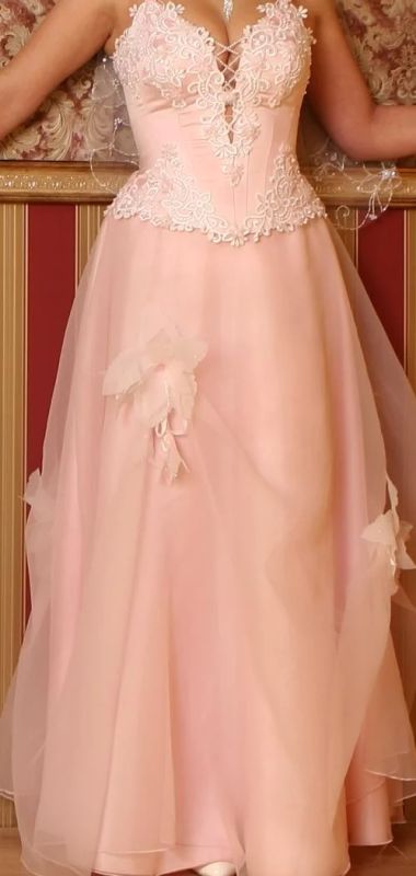 Лот: 8923411. Фото: 1. Платье свадебное розовое+комплект... Свадебные платья