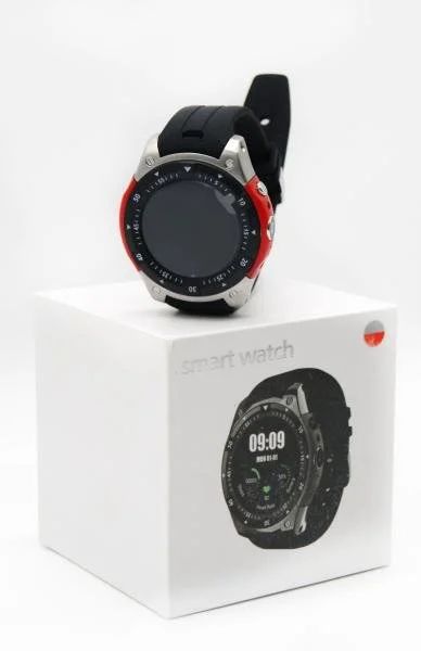 Лот: 12368127. Фото: 1. Смарт-часы X100 (красный/серый... Смарт-часы, фитнес-браслеты, аксессуары