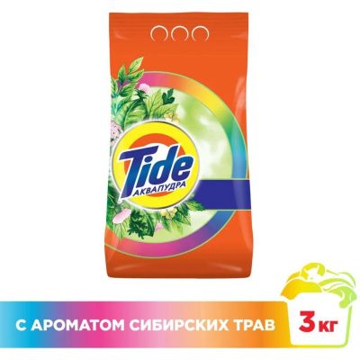 Лот: 24117543. Фото: 1. Стиральный порошок Tide, 3 кг... Бытовая химия