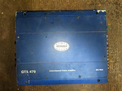 Лот: 19277835. Фото: 1. Blaupunkt GTA 470. Усилители