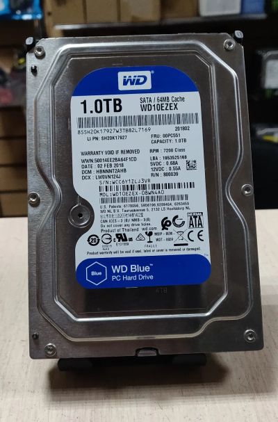 Лот: 21139551. Фото: 1. HDD жесткий диск 1000 Гб/WD/3... Жёсткие диски (HDD)