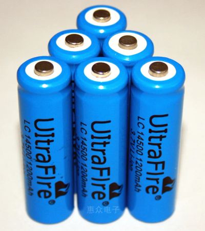 Лот: 7655206. Фото: 1. Аккумулятор Ultrafire14500 1200mAH. Фонарики
