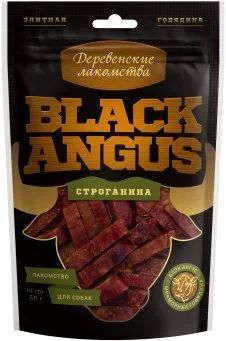Лот: 16213128. Фото: 1. Black Angus Строганина 50г для... Корма