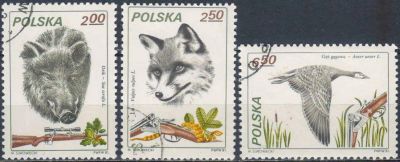 Лот: 23423084. Фото: 1. 1981. Польша. Охота. н.с. № 2747... Марки
