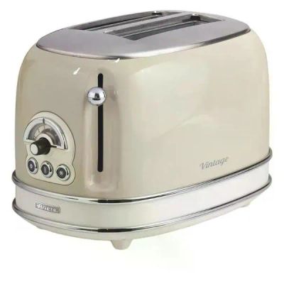 Лот: 25781564. Фото: 1. Тостер Ariete Vintage 155 Beige. Кухонная