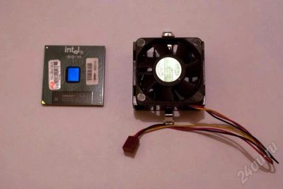 Лот: 202513. Фото: 1. Intel Celeron 800MHz + Cooler. Процессоры