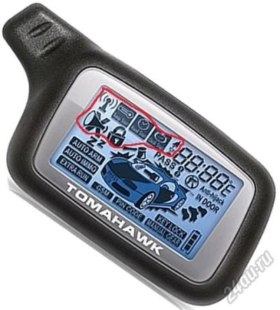 Лот: 6790713. Фото: 1. Брелок на сигнализацию Tomahawk... Автомобильные сигнализации
