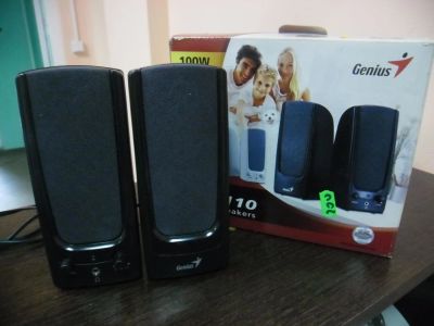 Лот: 9874425. Фото: 1. Колонки Genius SP-P110 Stereo. Активные акустические системы