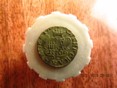 Лот: 6797169. Фото: 1. полушка Е-2 1770г. Россия до 1917 года