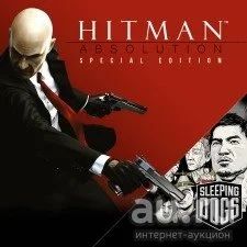 Лот: 1544824. Фото: 1. Hitman: Absolution + Sleeping... Игры для консолей