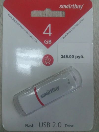 Лот: 9544312. Фото: 1. Флэш-диск 4Gb Smartbuy Dock. USB-флеш карты