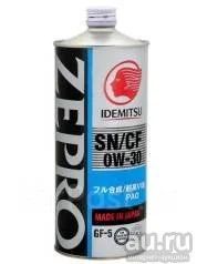 Лот: 11971995. Фото: 1. Масло Idemitsu Zepro SN/GF-5 0W-30... Масла, жидкости