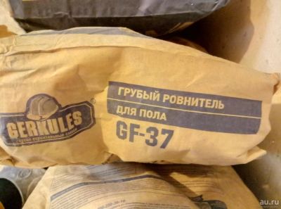 Лот: 9660409. Фото: 1. Грубый ровнитель Геркулес gf-37. Смеси, шпатлевки, цемент