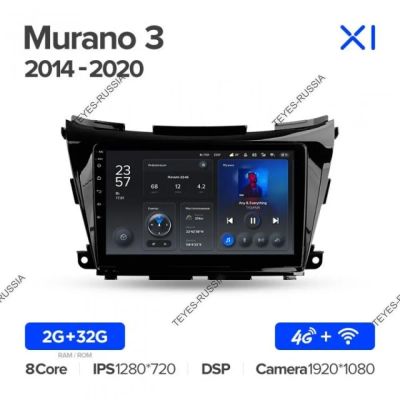Лот: 20759859. Фото: 1. Магнитола Teyes X1 Nissan Murano... Автомагнитолы