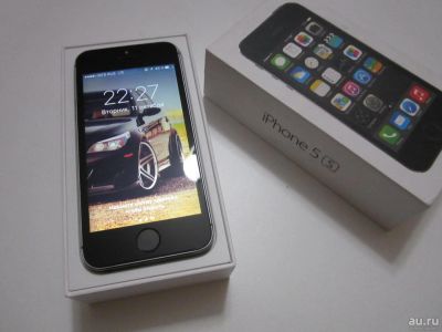 Лот: 8323691. Фото: 1. iPhone 5s space gray 16gb (полностью... Смартфоны