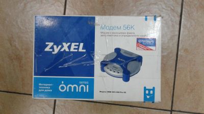 Лот: 9697017. Фото: 1. модем ZyXEL OMNI 56K COM Plus... Проводные модемы