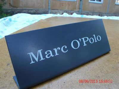 Лот: 2882747. Фото: 1. табличка Marc O Polo. Торговое