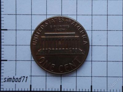 Лот: 1406484. Фото: 1. 1 цент США 1985г. Америка