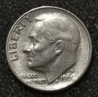 Лот: 23528812. Фото: 1. 10 центов (дайм) 1969 года. США... Америка