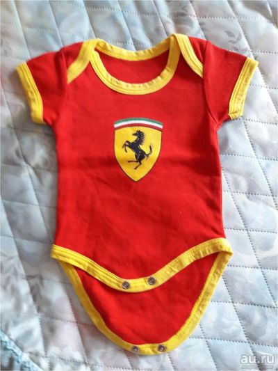 Лот: 9428740. Фото: 1. Боди Ferrari Феррари. Ползунки, распашонки, слипы