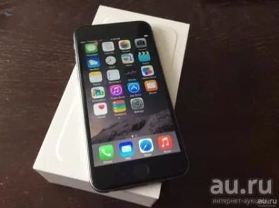 Лот: 10332784. Фото: 1. IPhone 6, space gray, 16 gb. Смартфоны