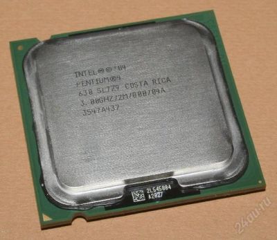 Лот: 2467448. Фото: 1. Процессор Pentium 630 775 (3000... Процессоры