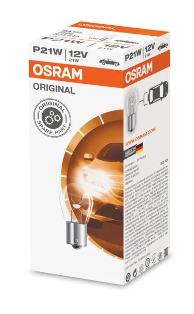 Лот: 12956255. Фото: 1. Osram P21W Original 7506. Компьютерные и письменные столы