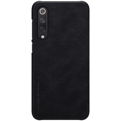 Лот: 13899684. Фото: 1. Чехол Xiaomi Mi 9 Экокожа (Черный... Чехлы, бамперы