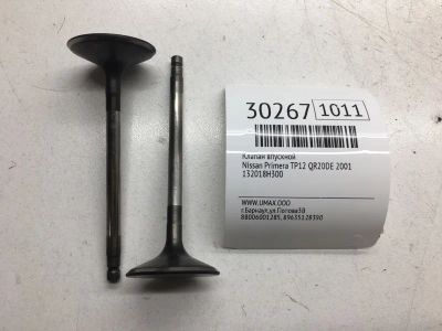 Лот: 20385341. Фото: 1. Клапан впускной Nissan Primera... Двигатель и элементы двигателя
