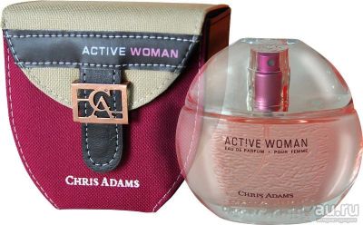 Лот: 13131642. Фото: 1. Active Woman от Chris Adams 100мл... Женская парфюмерия