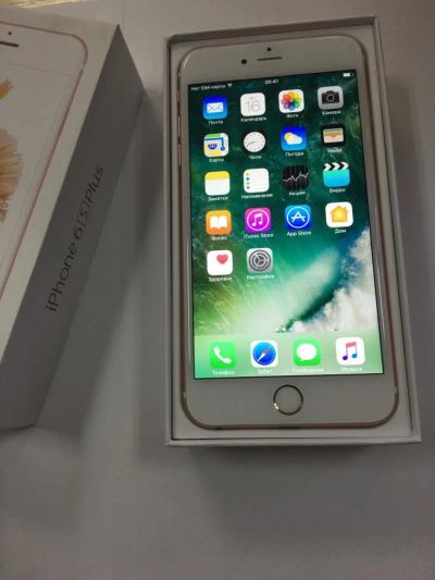 Лот: 9492925. Фото: 1. iPhone 6S Plus Gold 64GB. Смартфоны