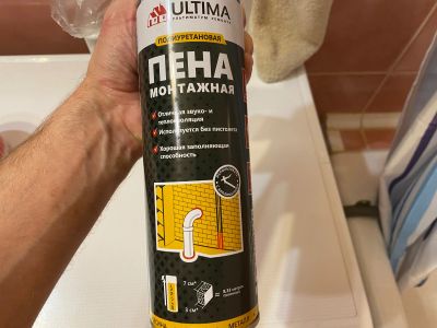 Лот: 23515461. Фото: 1. Строительный пена Ultima 650мл. Клеи, герметики, пена монтажная, клейкие ленты