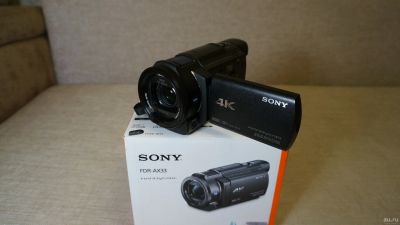 Лот: 15314300. Фото: 1. Видеокамера Sony FDR-AX33 4K. Видеокамеры