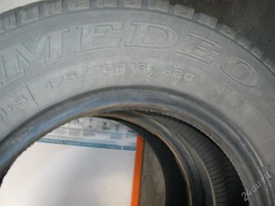 Лот: 1048173. Фото: 1. шины зимние MEDEO 175/70 R13... Шины