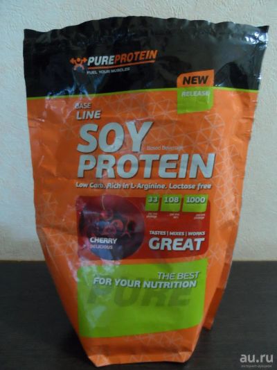 Лот: 7993331. Фото: 1. Протеин соевый Pure Protein вкус... Спортивное питание, витамины