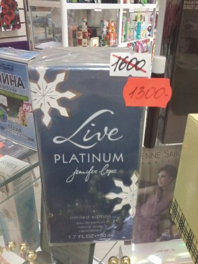 Лот: 4343414. Фото: 1. JLO LIVE platinum женская парфюмерная... Женская парфюмерия