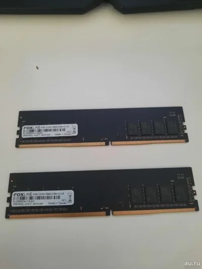 Лот: 17985539. Фото: 1. 16Gb (2x8Gb) DDR4 Foxline 2666MHz... Оперативная память