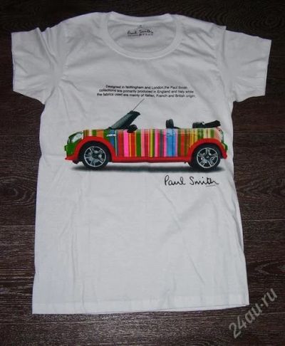 Лот: 1585930. Фото: 1. Футболка Paul Smith Mini Цена... Футболки, поло