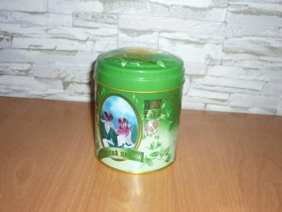 Лот: 11254626. Фото: 1. Банка жесть "Весенний цветок". Контейнеры, банки