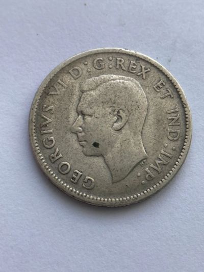 Лот: 18924931. Фото: 1. Канада 25 центов, 1941 серебро. Америка
