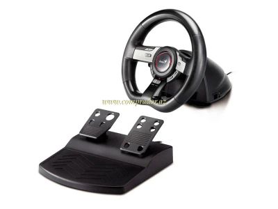 Лот: 4553175. Фото: 1. Руль Genius SpeedWheel 5 Pro подрулевой... Рули, джойстики