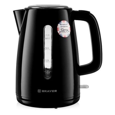 Лот: 24435135. Фото: 1. Электрический чайник Brayer BR1058BK. Чайники, кофемашины, кулеры