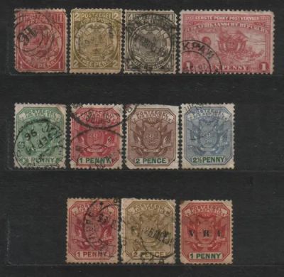Лот: 25776380. Фото: 1. Брит. Трансвааль 1885-1900_001-002. Марки
