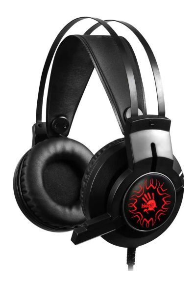 Лот: 25379052. Фото: 1. Игровая гарнитура A4Tech Bloody... Акустические системы