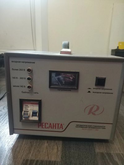 Лот: 15767110. Фото: 1. Стабилизатор напряжения Ресанта... Стабилизаторы напряжения, ЛАТР