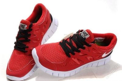 Лот: 1186023. Фото: 1. Nike free run 2 Красные. Кеды, кроссовки, слипоны