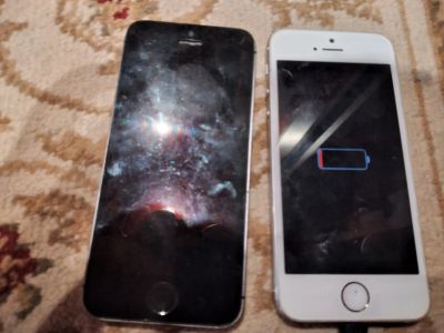 Лот: 19308517. Фото: 1. 2 неисправных смартфона iPhone... Смартфоны